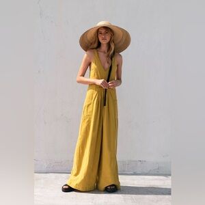 Free People Mustard Jumpsuit‎